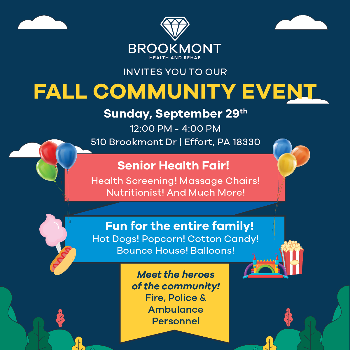 Brookmont Health and Rehab - Fall Community Event