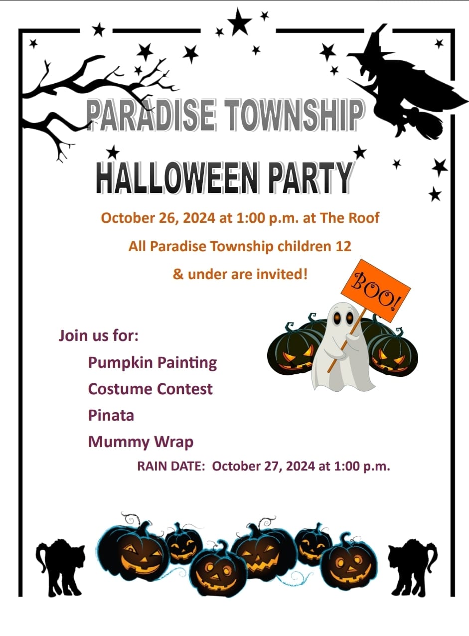 Paradise Township Halloween Party