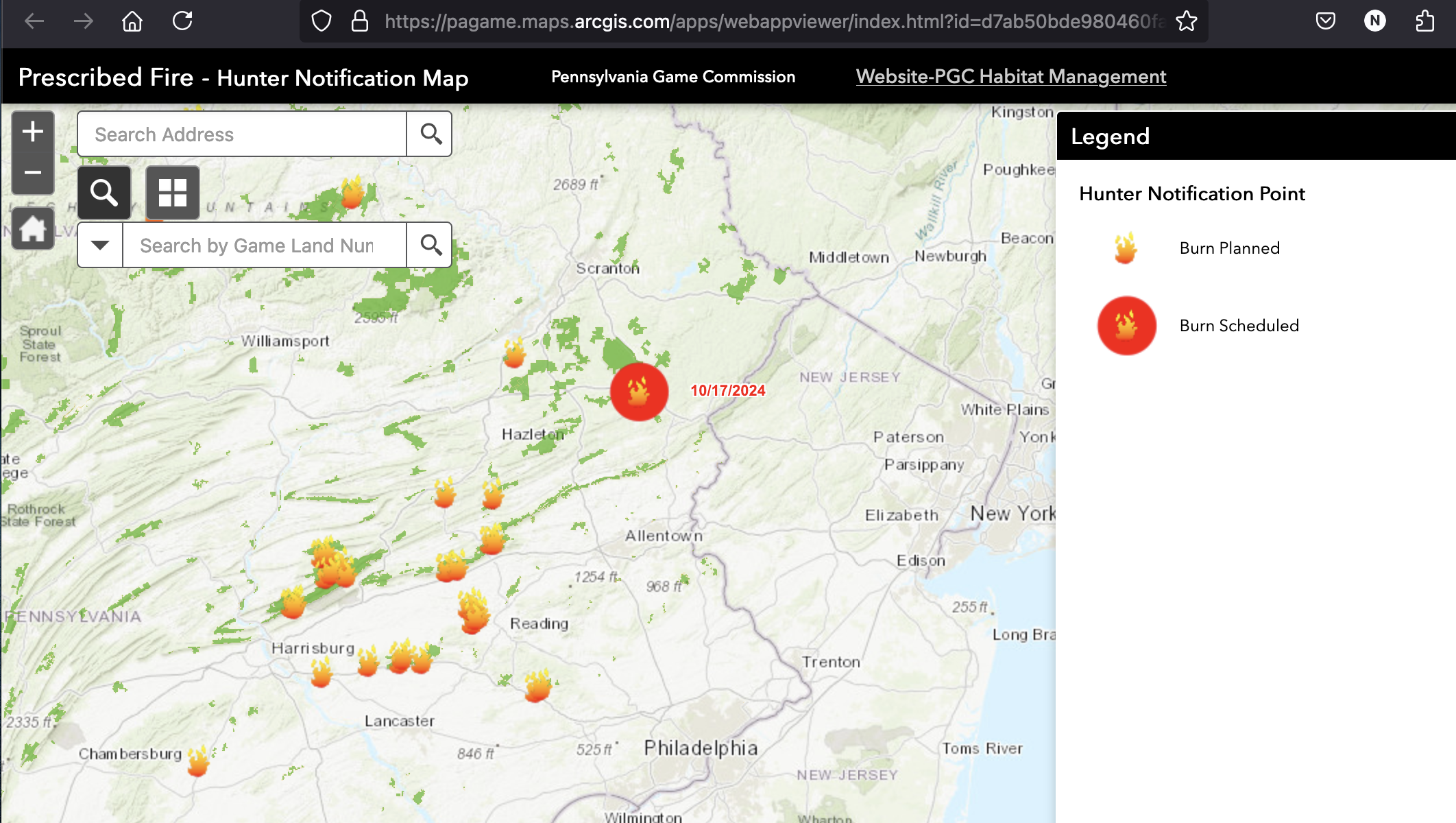 PGC Prescribed Fire Alert