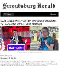 Matt Long for PA