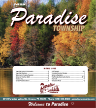 Paradise Township: Fall Newsletter