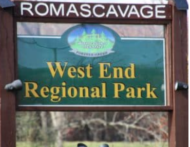 West End Regional Park sign
