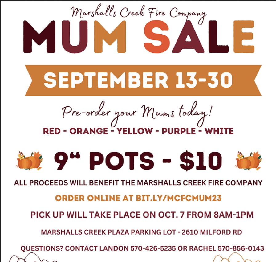   1st Annual Mum Sale