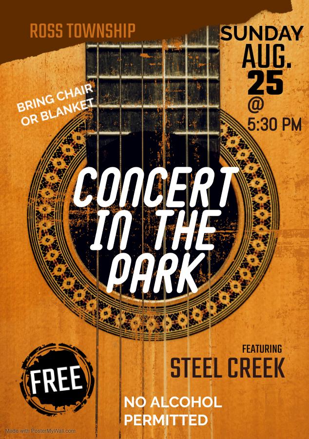 Ross Township Concert in the Park: Steel Creek