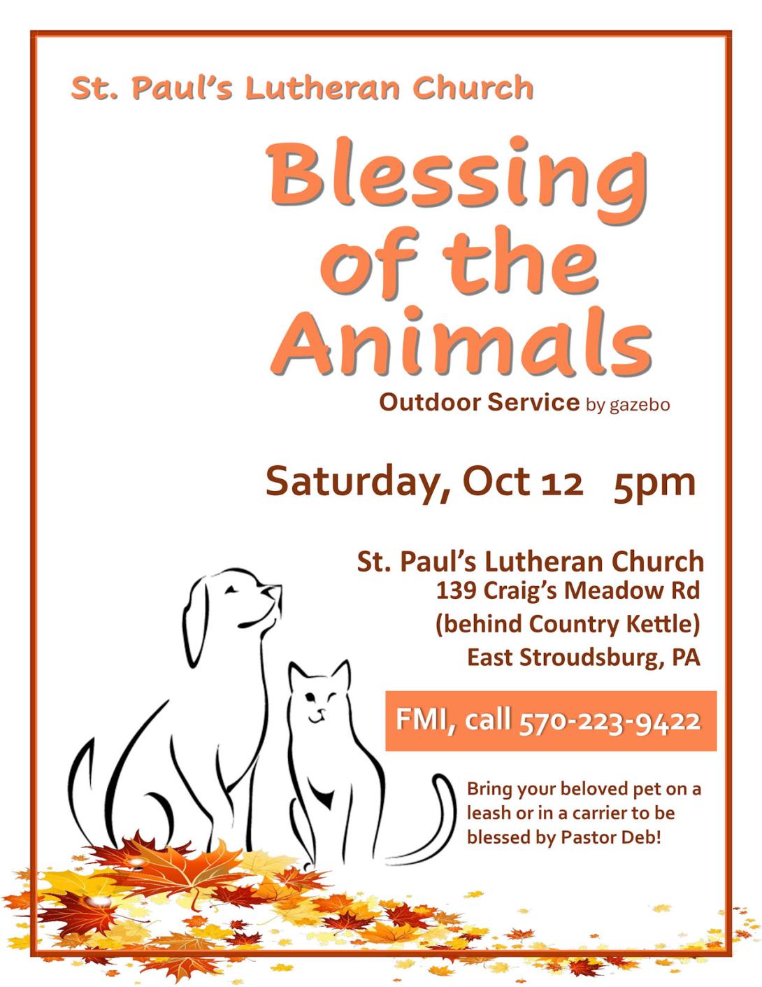 Blessing of the Animals