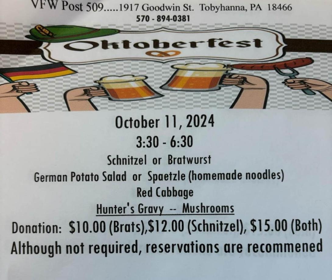  VFW Post 509- Oktoberfest 